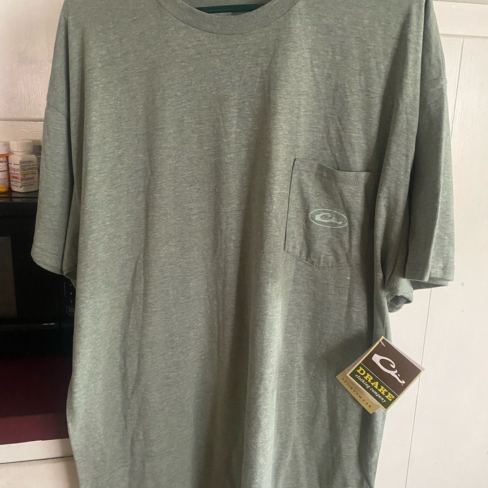 Drake Men's Green T-Shirt